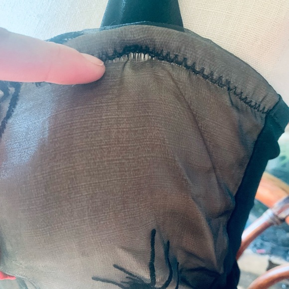 Black Sheer Spider Bow Halter - Picture 4 of 6